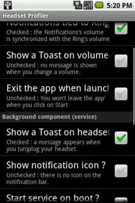 Headset Profiler android App screenshot 0